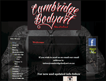 Tablet Screenshot of cambridgebodyart.co.nz